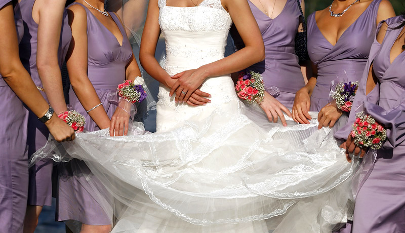 Cleaning your wedding dress is easy from anywhere in the USA