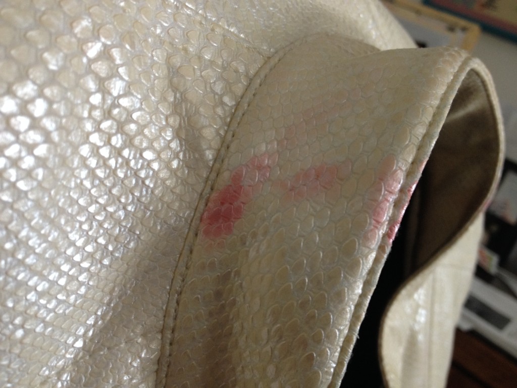 Dye Transfer Ram Leather Care