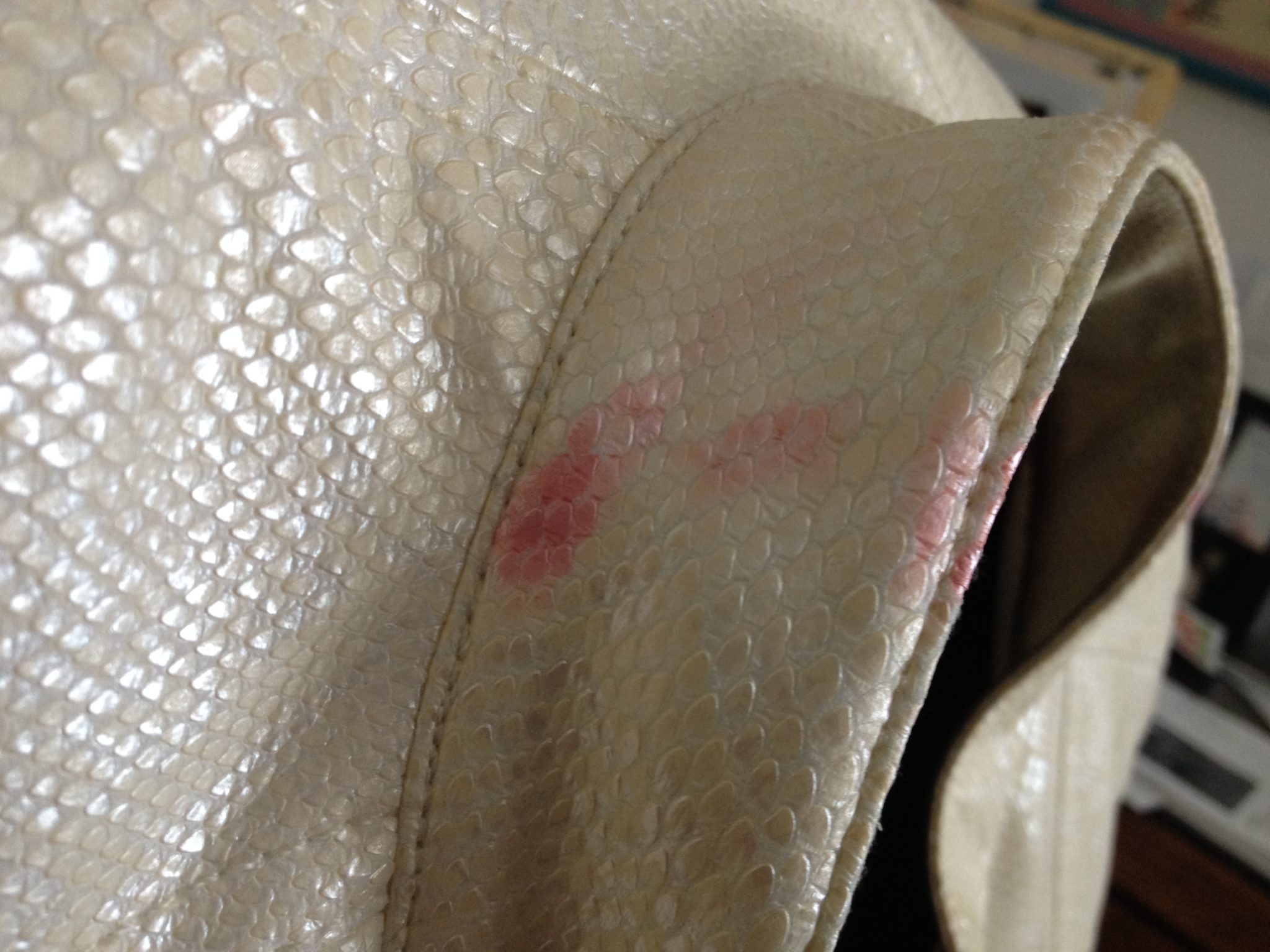 Dye Transfer Ram Leather Care