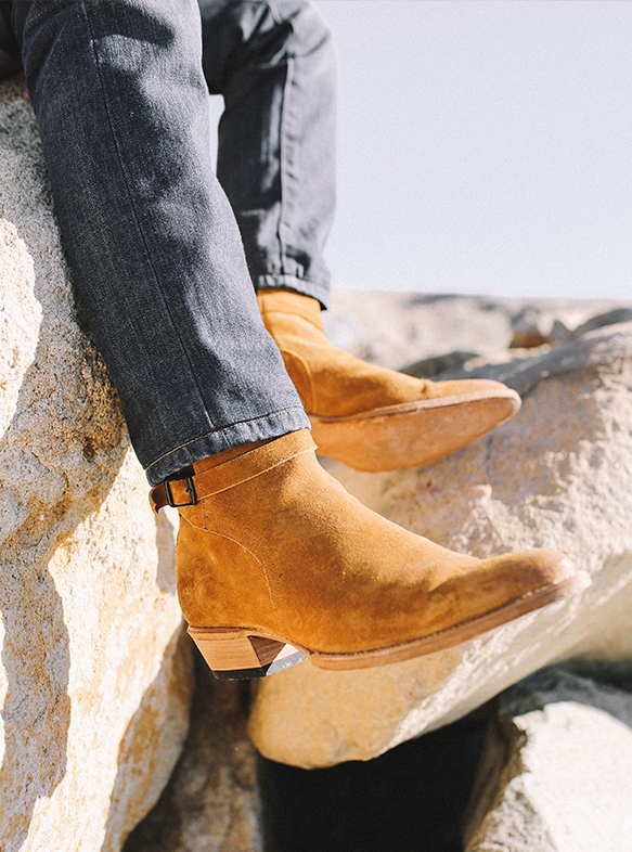 Suede Boot Cleaning by Ram Leather Care